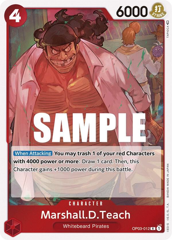 Marshall.D.Teach - One Piece Card Game