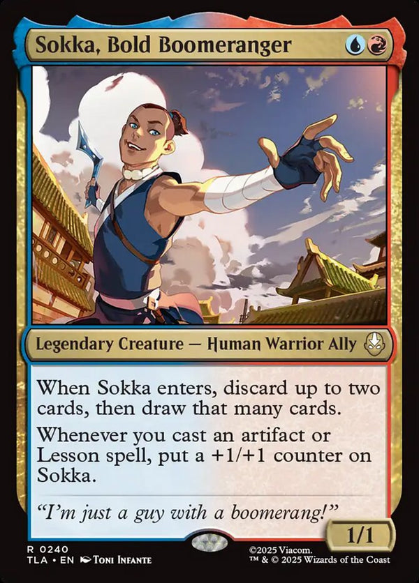 Sokka, Bold Boomeranger - Magic: The Gathering