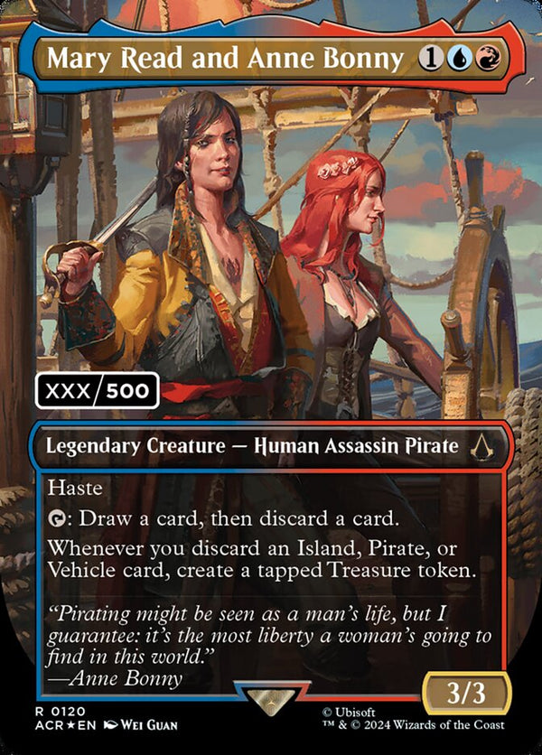 Mary Read and Anne Bonny (English) (Serial Numbered) - Magic: The Gathering