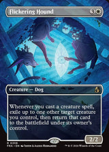 Flickering Hound (Borderless) (FRA 359) - Magic: The Gathering