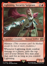 Lightning, Security Sergeant - Magic: The Gathering