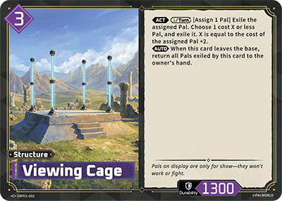 Viewing Cage (EBP01-092) - Palworld