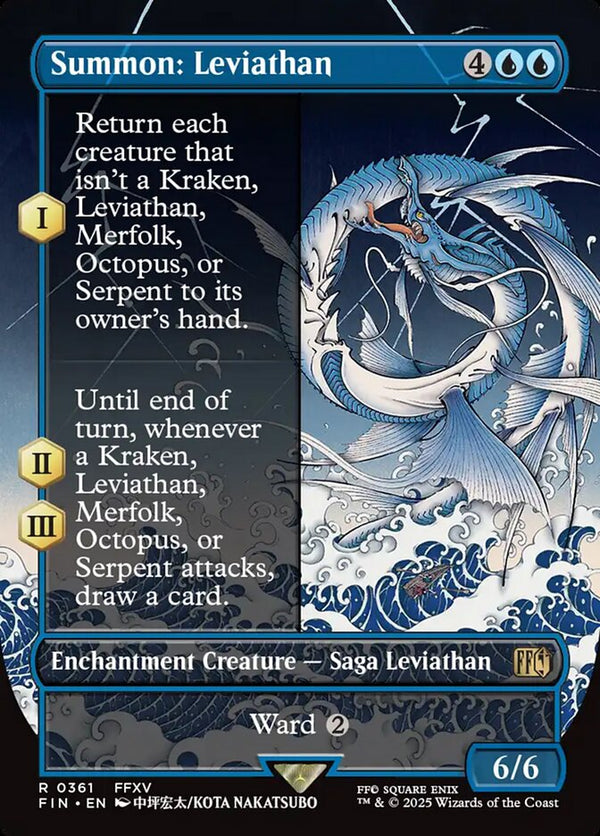 Summon: Leviathan (Borderless) - Magic: The Gathering