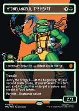Michelangelo, the Heart (0092) (Borderless) (Surge Foil) - Magic: The Gathering