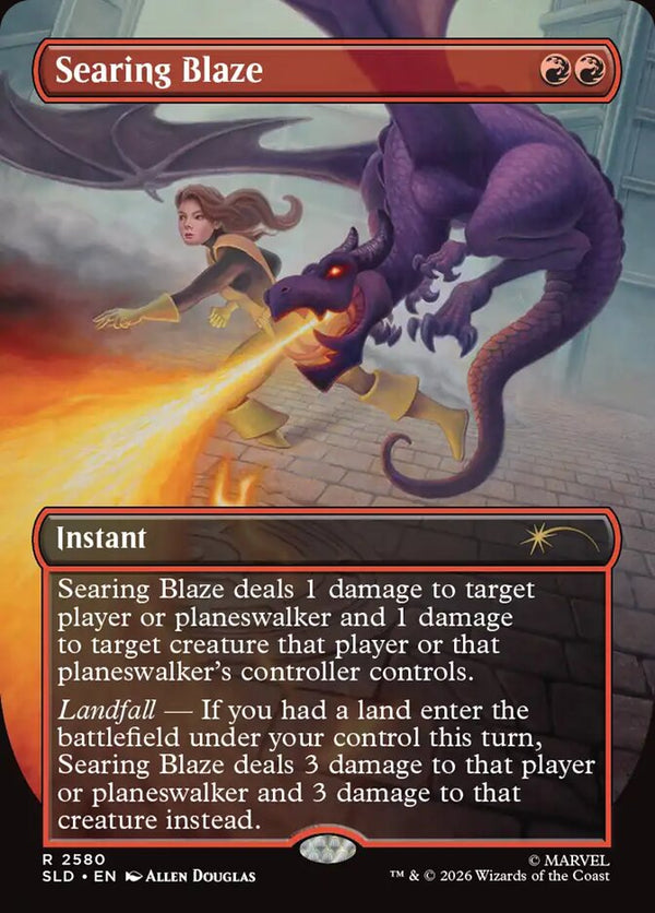 Searing Blaze - Magic: The Gathering