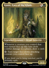 Kaust, Eyes of the Glade (Display Commander) - Thick Stock - Magic: The Gathering