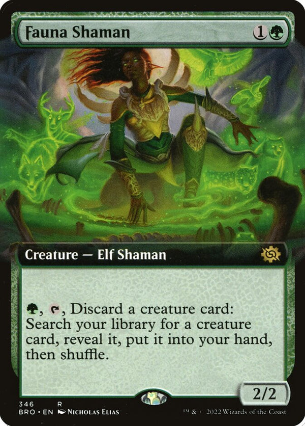 Fauna Shaman (Extended Art) - Magic: The Gathering