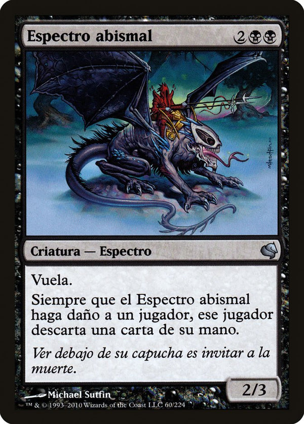 Abyssal Specter (Spanish) - "Espectro abismal" - Magic: The Gathering