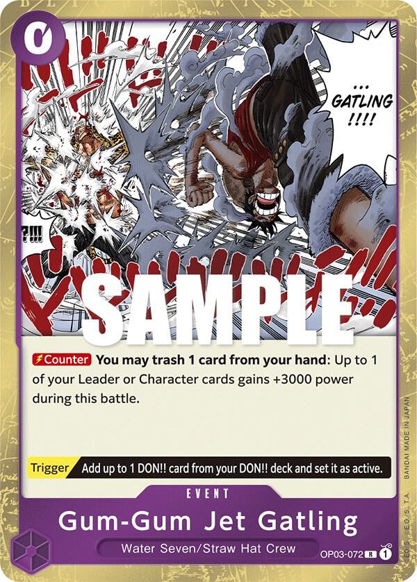 Gum-Gum Jet Gatling - One Piece Card Game