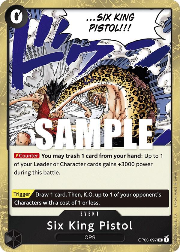 Six King Pistol - One Piece Card Game