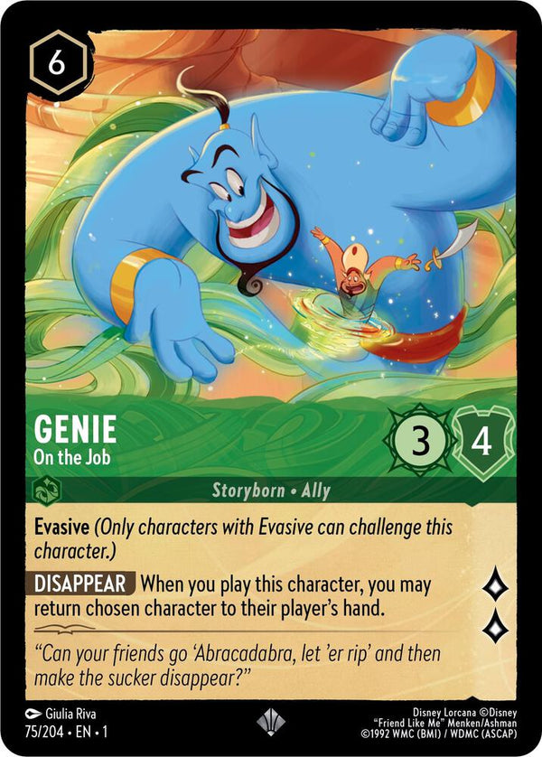 Genie - On the Job - Disney Lorcana