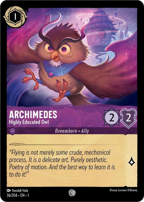Archimedes - Highly Educated Owl - Disney Lorcana