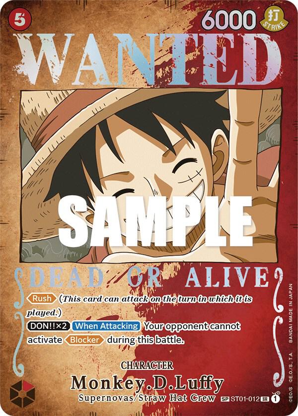 Monkey.D.Luffy (Wanted Poster) - One Piece Card Game