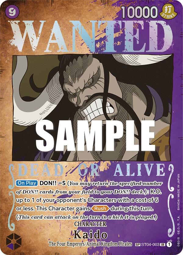 Kaido (Wanted Poster) - One Piece Card Game