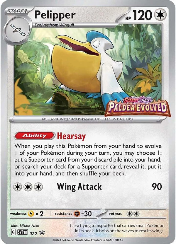 Pelipper - 022 (Prerelease) - Pokémon