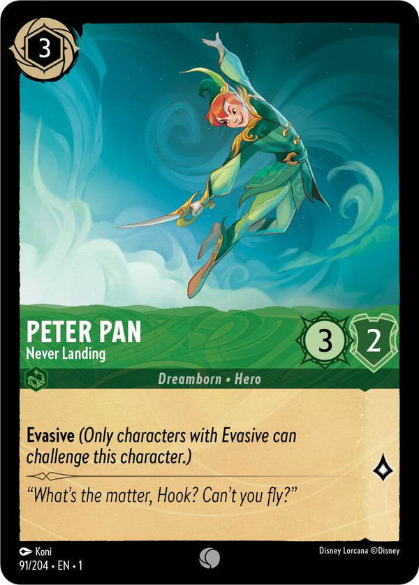 Peter Pan - Never Landing - Disney Lorcana