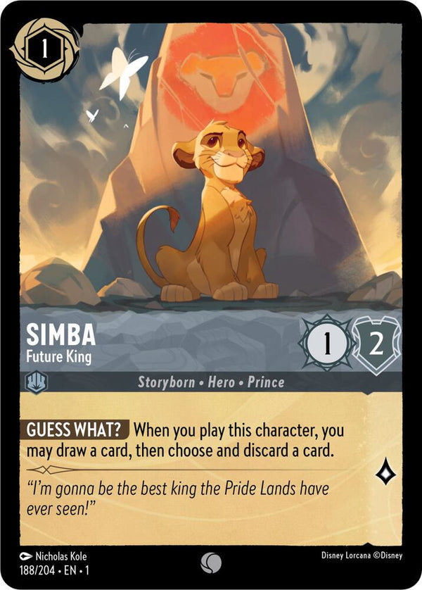 Simba - Future King - Disney Lorcana