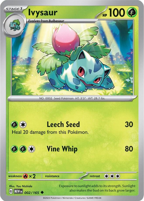 Ivysaur - 002/165 - Pokémon