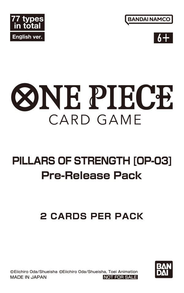 Pillars of Strength - Pre-Release Pack - One Piece Card Game