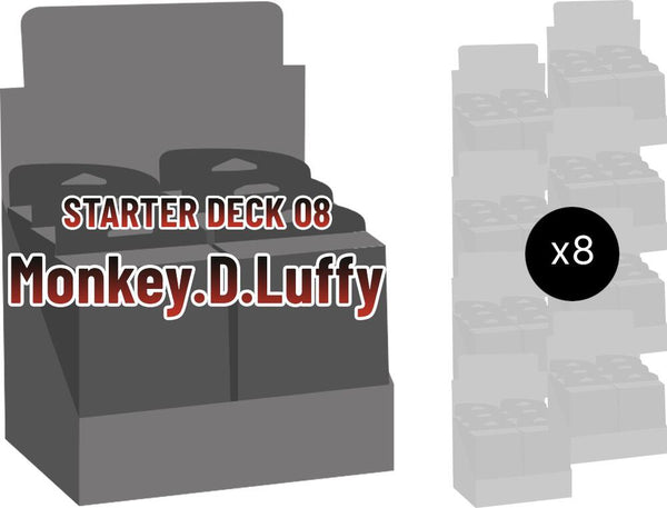 Starter Deck 8: Monkey.D.Luffy Display Case - One Piece Card Game