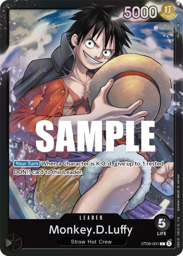 Monkey.D.Luffy (001) - One Piece Card Game
