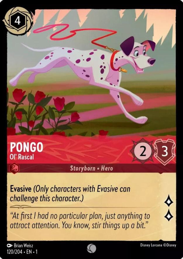 Pongo - Ol' Rascal - Disney Lorcana
