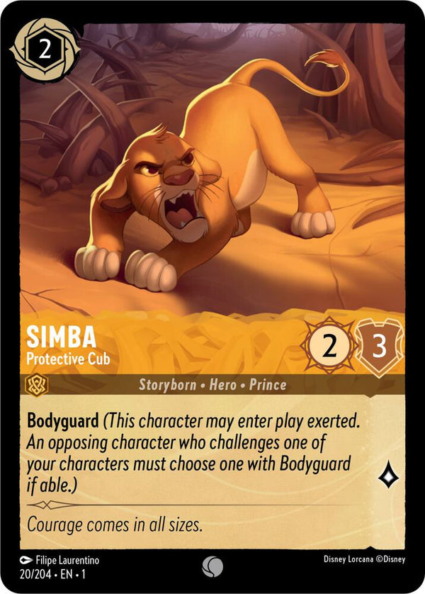 Simba - Protective Cub - Disney Lorcana