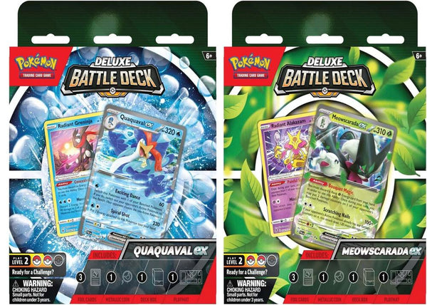 Deluxe Battle Deck: Quaquaval ex/Meowscarada ex [Set of 2] - Pokémon