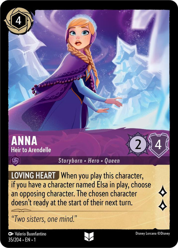 Anna - Heir to Arendelle - Disney Lorcana