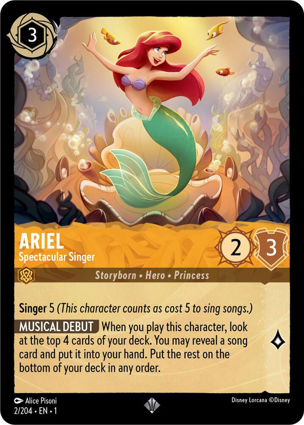 Ariel - Spectacular Singer - Disney Lorcana