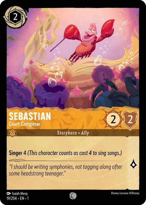 Sebastian - Court Composer - Disney Lorcana