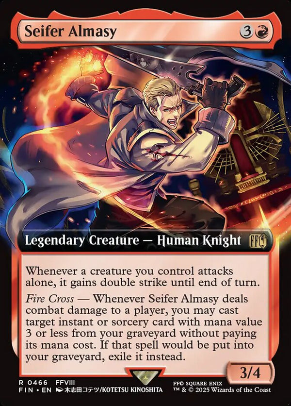 Seifer Almasy (Extended Art) - Magic: The Gathering