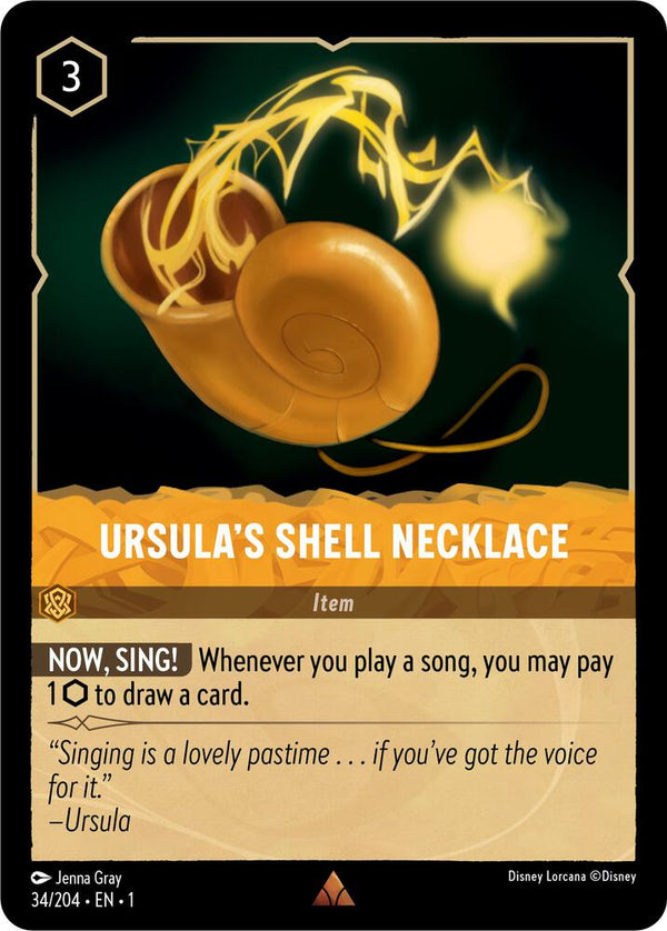 Ursula's Shell Necklace - Disney Lorcana
