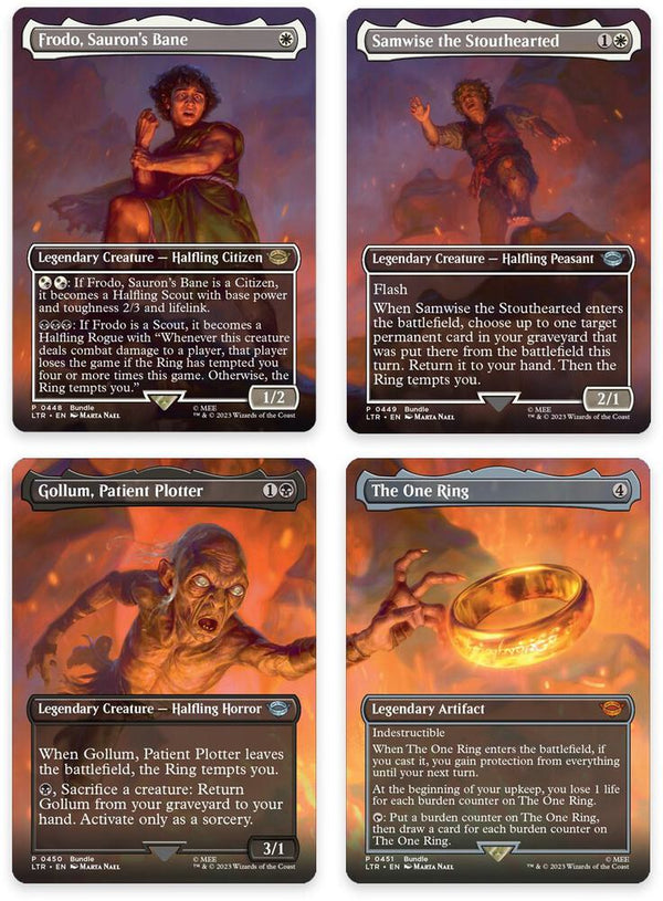 Mount Doom Scene [Set of 4] - Magic: The Gathering