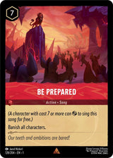 Be Prepared - Disney Lorcana