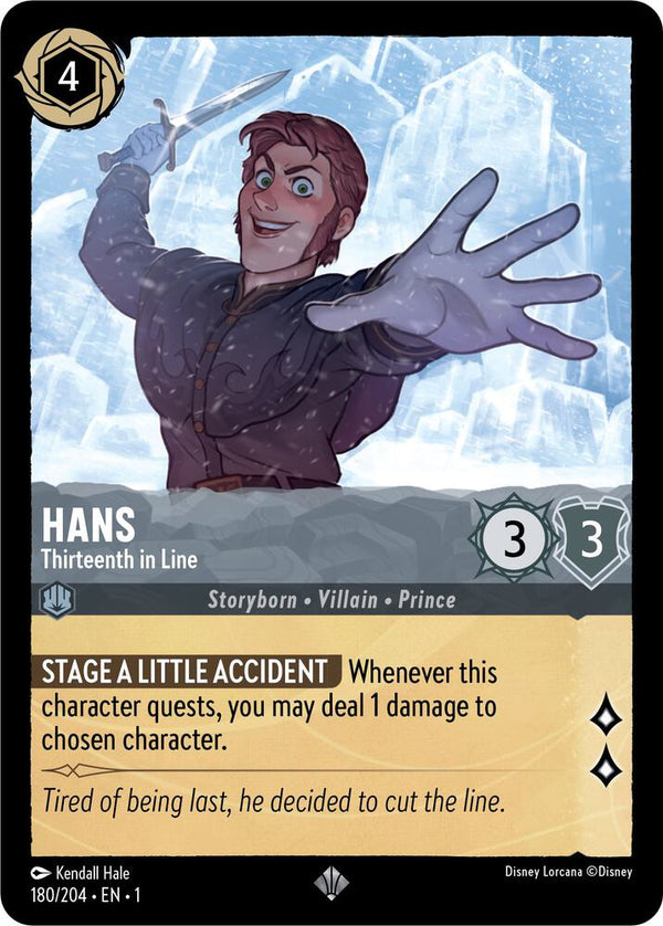 Hans - Thirteenth in Line - Disney Lorcana