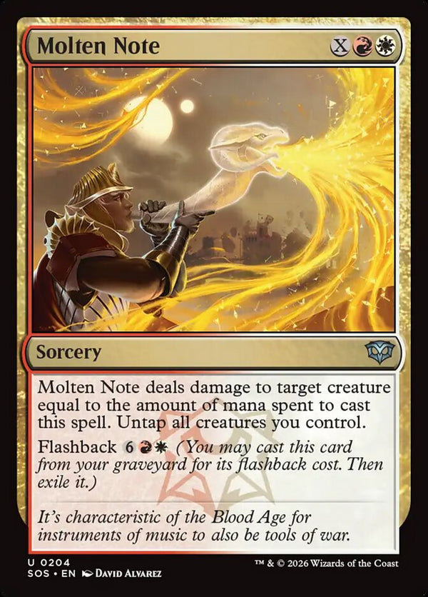 Molten Note - Magic: The Gathering