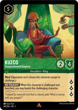 Kuzco - Temperamental Emperor - Disney Lorcana