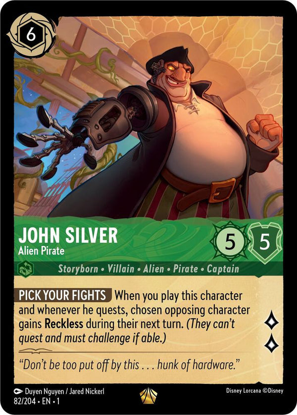 John Silver - Alien Pirate - Disney Lorcana