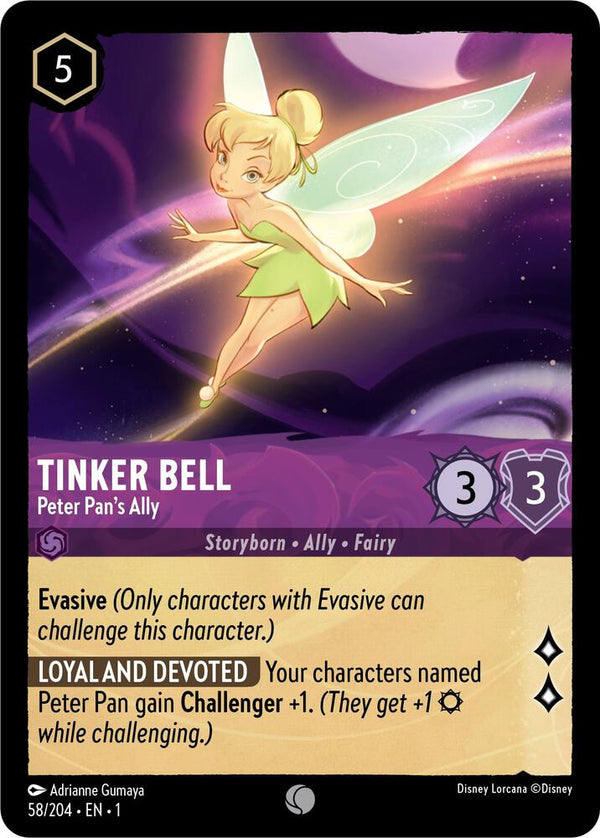 Tinker Bell - Peter Pan's Ally - Disney Lorcana