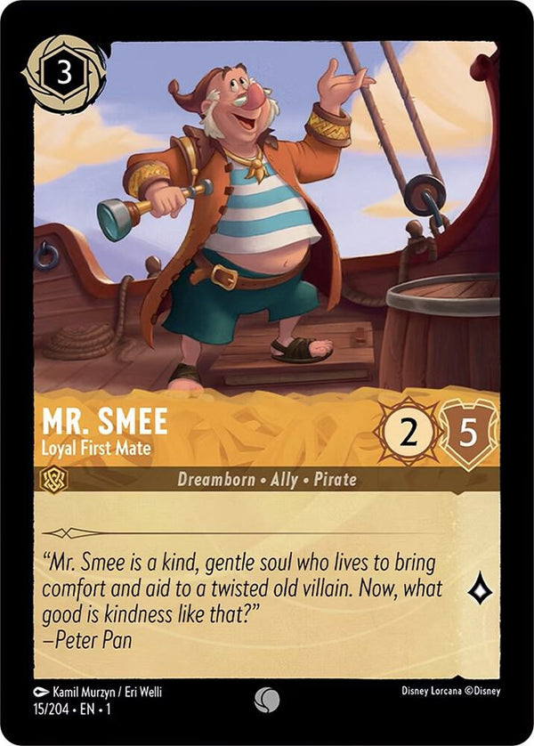 Mr. Smee - Loyal First Mate - Disney Lorcana