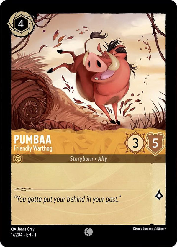 Pumbaa - Friendly Warthog - Disney Lorcana
