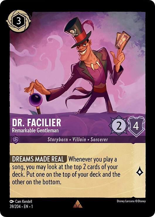 Dr. Facilier - Remarkable Gentleman - Disney Lorcana