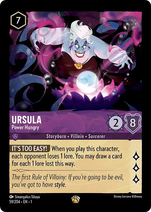 Ursula - Power Hungry - Disney Lorcana