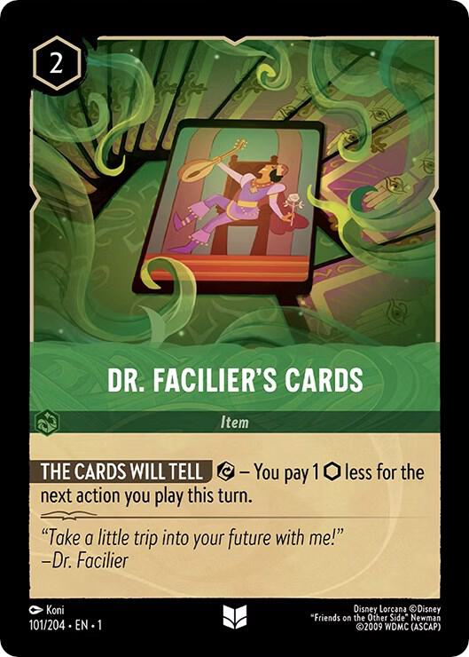 Dr. Facilier's Cards - Disney Lorcana