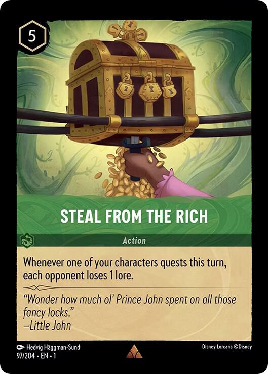 Steal From The Rich - Disney Lorcana