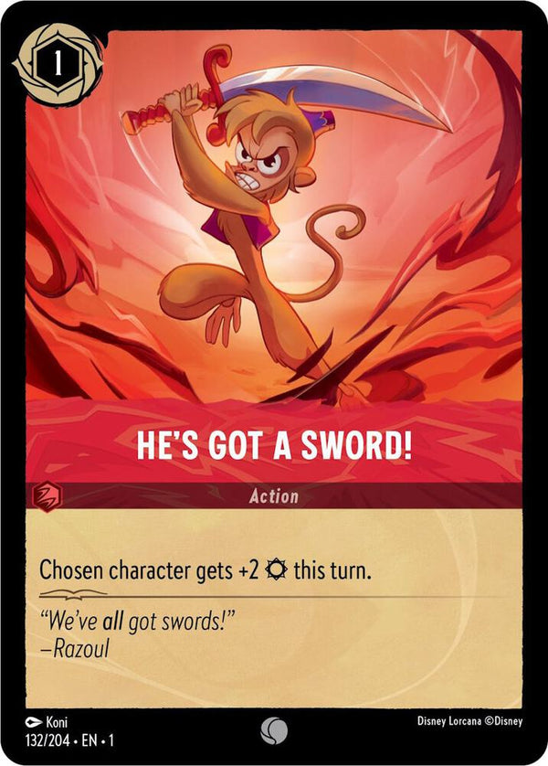 He's Got A Sword! - Disney Lorcana