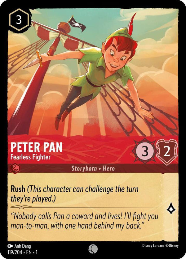 Peter Pan - Fearless Fighter - Disney Lorcana