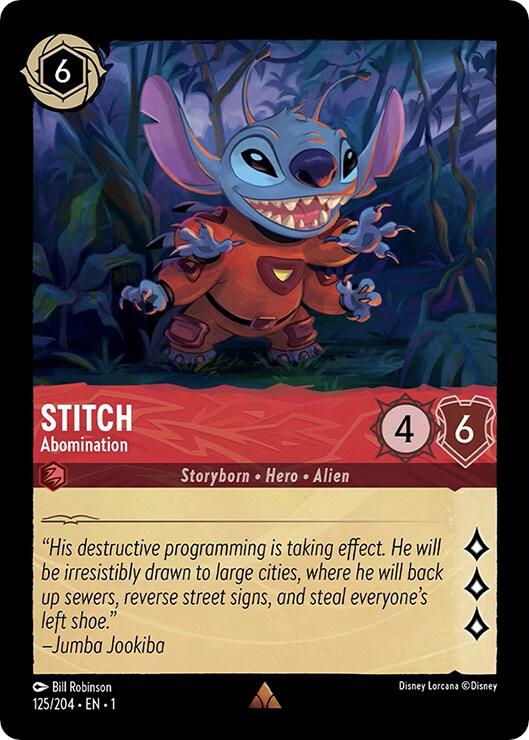 Stitch - Abomination - Disney Lorcana