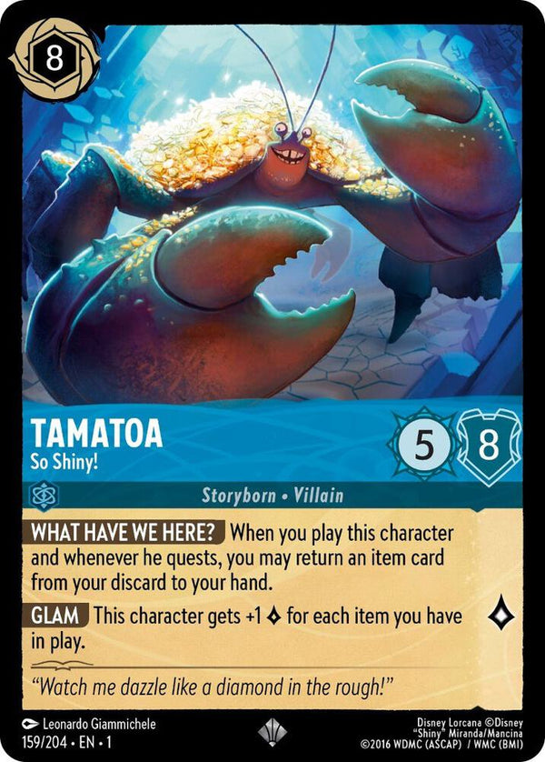 Tamatoa - So Shiny! - Disney Lorcana